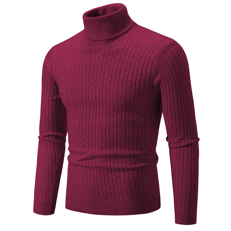 High Neck Knit Sweater