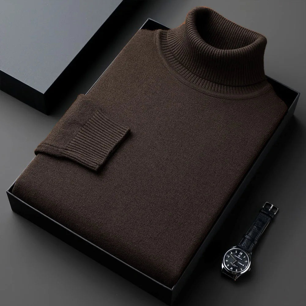 Turtleneck Knit Sweater