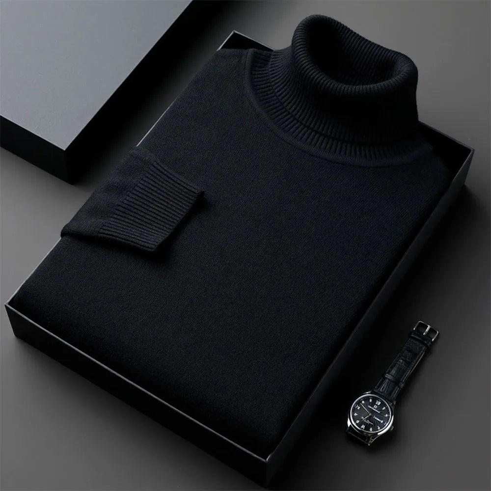 Turtleneck Knit Sweater