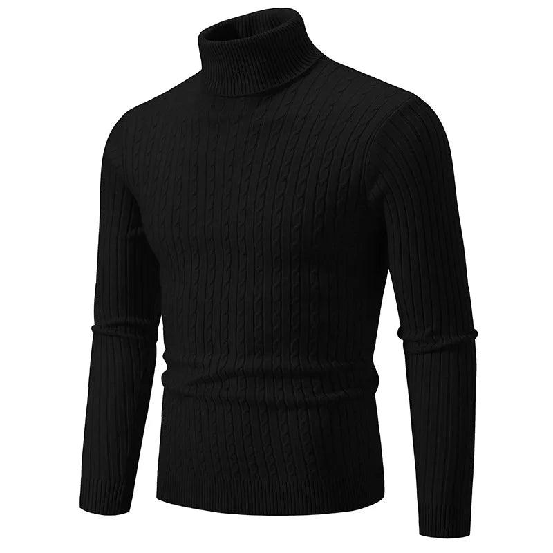 High Neck Knit Sweater