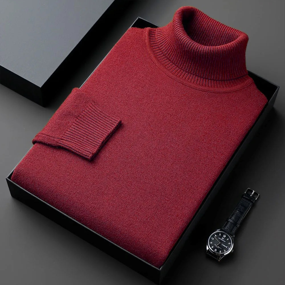 Turtleneck Knit Sweater