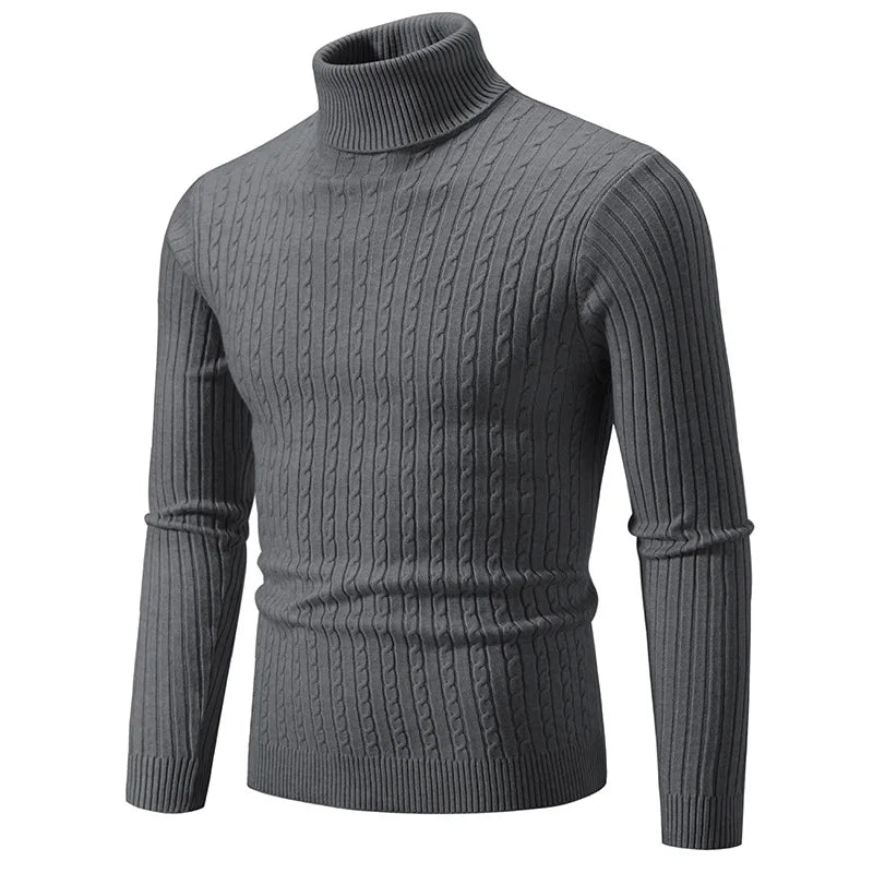 High Neck Knit Sweater