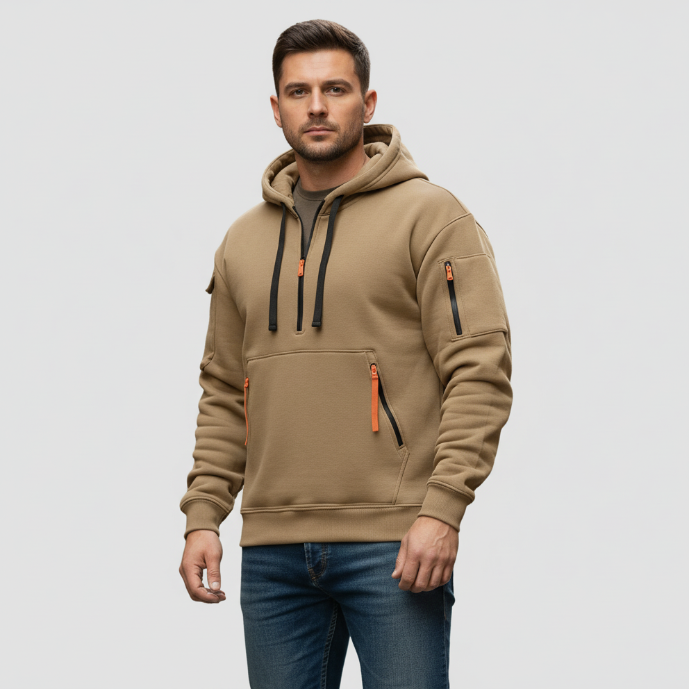 Dropped Shoulder Hoodie