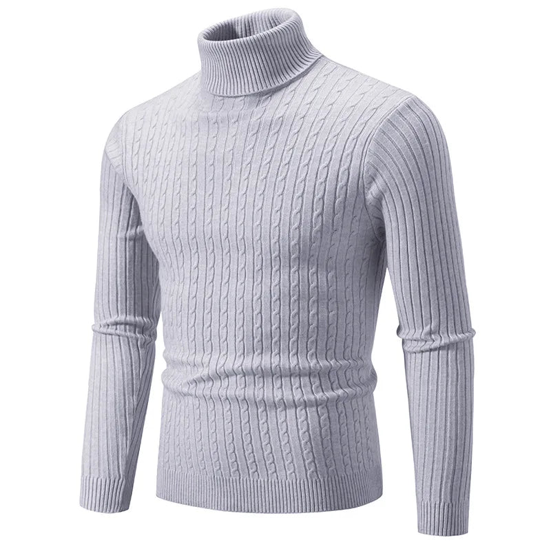 High Neck Knit Sweater