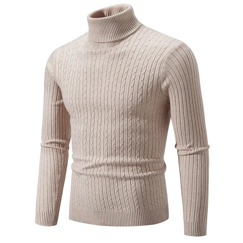 High Neck Knit Sweater