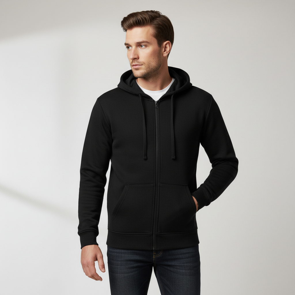 Zipper Hoodie Jacket