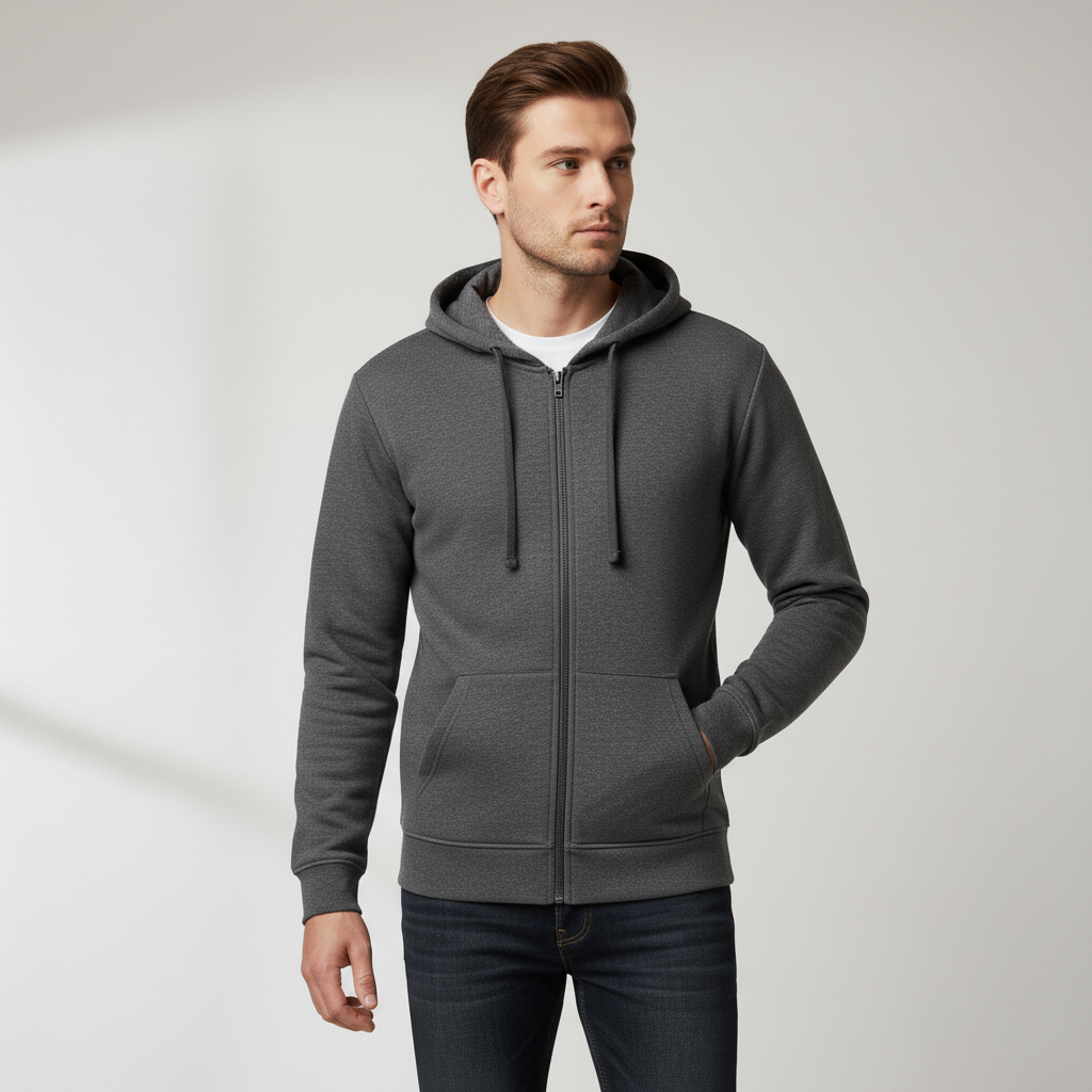 Zipper Hoodie Jacket