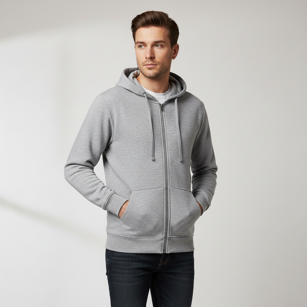 Zipper Hoodie Jacket